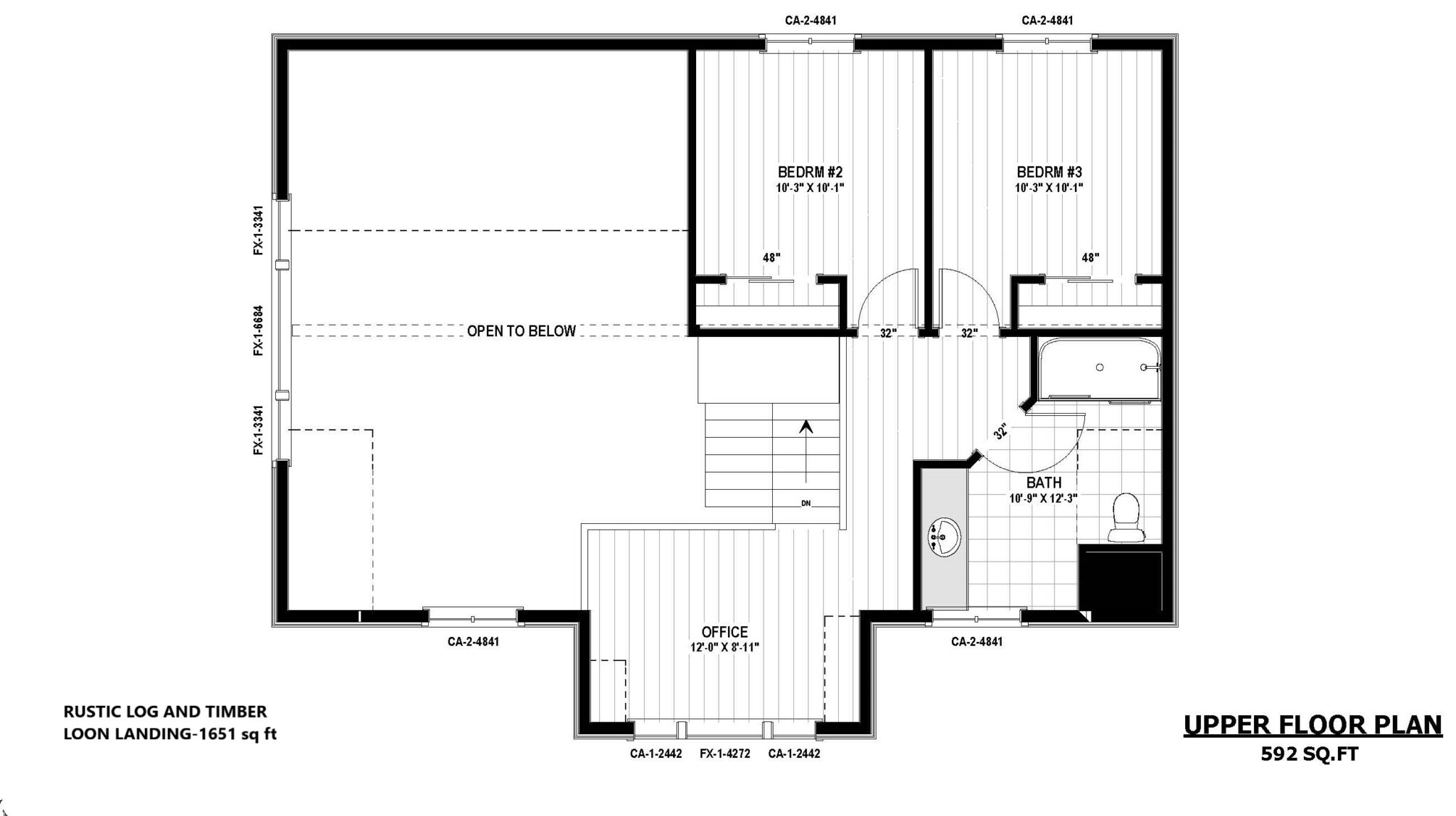 1,500 sf – 2,000 sf – Rustic Log and Timber LLC